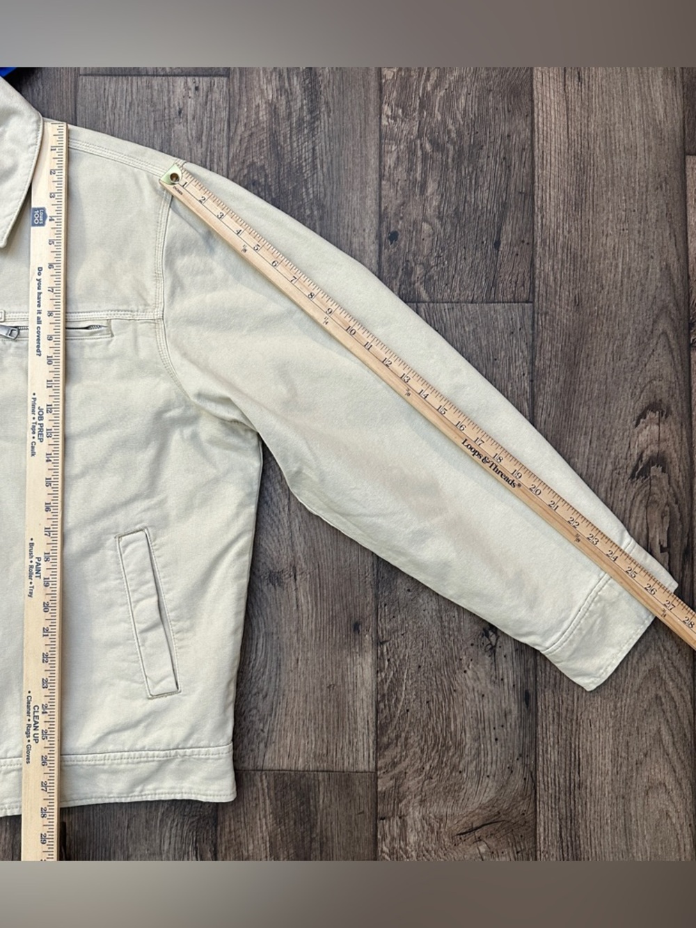 Hugo Boss Regular Fit Utility Natural Cotton Canvas Jacket Men’s Size XXL Beige - Picture 16 of 16